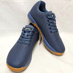 NoBull Superfabric Cross Trainer Plus Sneakers Navy Blue Mens 4 Womens 5.5 NEW
